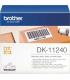Brother DK11240 - Etiquetas Originales Precortadas Multiproposito Grandes - 102x51 mm - 600 Unidades - Texto negro sobre fondo..