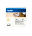 Brother DK11247 - Etiquetas Originales Precortadas para Envios Grandes - 103x164 mm - 180 Unidades - Texto negro sobre fondo bla