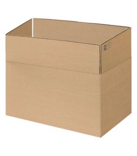 Dohe Cajas de Embalaje de 4 Solapas - Medidas 600x400x290mm - Carton de Canal 3mm - Resistente y Duradero - Ideal para Envios..