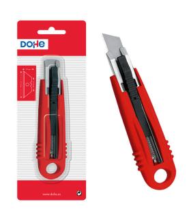 Dohe Cutter Retractil de Plastico - Guia Metalica - Sistema de Seguridad - 150mm de Longitud