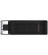 Kingston DataTraveler 70 Memoria USB Tipo C 128GB - USB-C 3.2 Gen 1 - Con Tapa - Color Negro (Pendrive