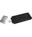 Kingston DataTraveler 70 Memoria USB-C 3.2 Gen 1 256GB - Con Tapa - Color Negro (Pendrive)