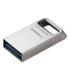 Kingston DataTraveler Micro Memoria USB 256GB - USB 3.2 Gen 1 - Ultracompacta y Ligera - Enganche para Llavero - Cuerpo Metalico