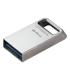Kingston DataTraveler Micro Memoria USB 64GB - USB 3.2 Gen 1 - Ultracompacta y Ligera - Enganche para Llavero - Cuerpo Metalico.