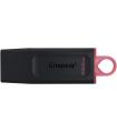 Kingston DataTraveler Exodia Memoria USB 256GB - USB 3.2 Gen 1 - Con Tapa - Enganche para Llavero - Color Negro (Pendrive)