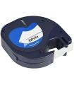 Dymo LetraTag S0721510 Cinta de Etiquetas Generica para Rotuladora - Texto negro sobre fondo blanco - Ancho 12mm x 4 metros (912