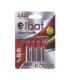 Elbat Pack de 4 Pilas Alcalinas LR03/AAA
