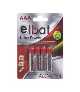 Elbat Pack de 4 Pilas Alcalinas LR03/AAA