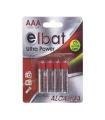 Elbat Pack de 4 Pilas Alcalinas LR03/AAA