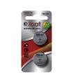 Elbat Pack de 2 Pilas Litio de Boton CR2016 3V