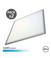 Elbat Pack 2 Paneles LED 60X60 40W 4600LM Luz Fria