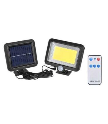 Elbat Foco Solar + Mando - 1000LM - Luz Fria 6500K - Sensor de Movimiento - Bateria 1200mah
