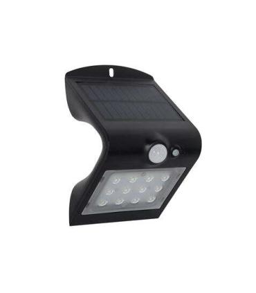 Elbat Aplique Led Solar Doble Iluminacion 1.5W - 220LM - Luz Fria 6000K - Luz Calidad 3000K - Sensor de Movimiento