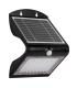 Elbat Aplique Led Solar Doble Iluminacion 4W - 500LM - Luz Fria 6000K - Luz Calidad 3000K - Sensor de Movimiento
