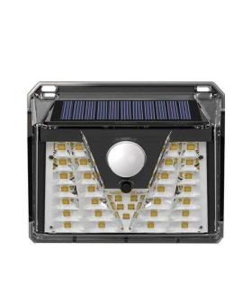 Elbat Aplique Led Solar - 150LM - Luz Fria 6500K - Sensor de Movimiento - Bateria 1200mAh
