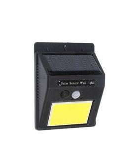Elbat Aplique Led Solar - 110LM - Luz Fria 6500K - Sensor de movimiento - Bateria 1200mAh