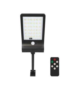 Elbat Farola Led Solar - 350LM - Luz Regulable 3000K/4000K/6500K - Bateria 1800mah - Sensor de Movimiento - Control Remoto