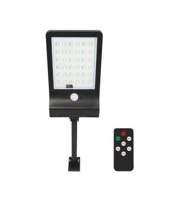Elbat Farola Led Solar - 350LM - Luz Regulable 3000K/4000K/6500K - Bateria 1800mah - Sensor de Movimiento - Control Remoto