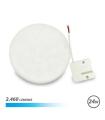 Elbat Aplique Redondo de Techo con Base Fija LED 24W 2460lm - 6500K Luz Fria - Diametro 18cm