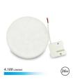 Elbat Aplique Redondo de Techo con Base Fija LED 36W 4100lm - 6500K Luz Fria - Diametro 23cm