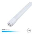 Elbat Tubo LED Cristal 22W 150cm Luz Fria Pack de 25