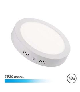 Elbat Downlight de Pared LED 18W 1950lm - Forma Circular 225mm - 6500K Luz Fria