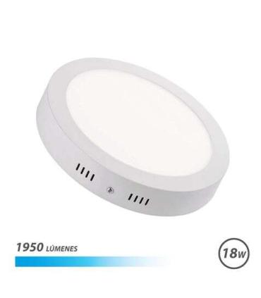 Elbat Downlight de Pared LED 18W 1950lm - Forma Circular 225mm - 6500K Luz Fria