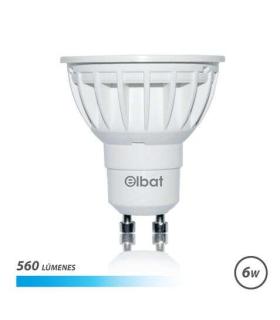 Elbat Bombilla LED GU10 6W 560lm - 6500K Luz Fria
