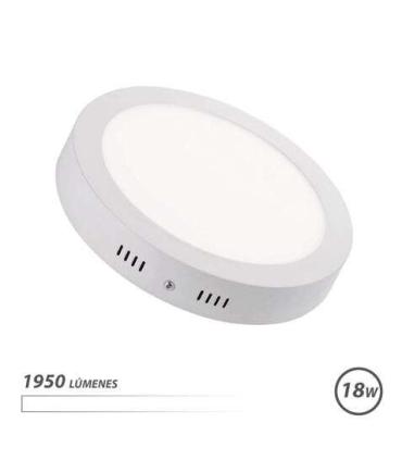 Elbat Downlight Circular Sobre Pared LED - 18W - 1950lm - Luz Blanca