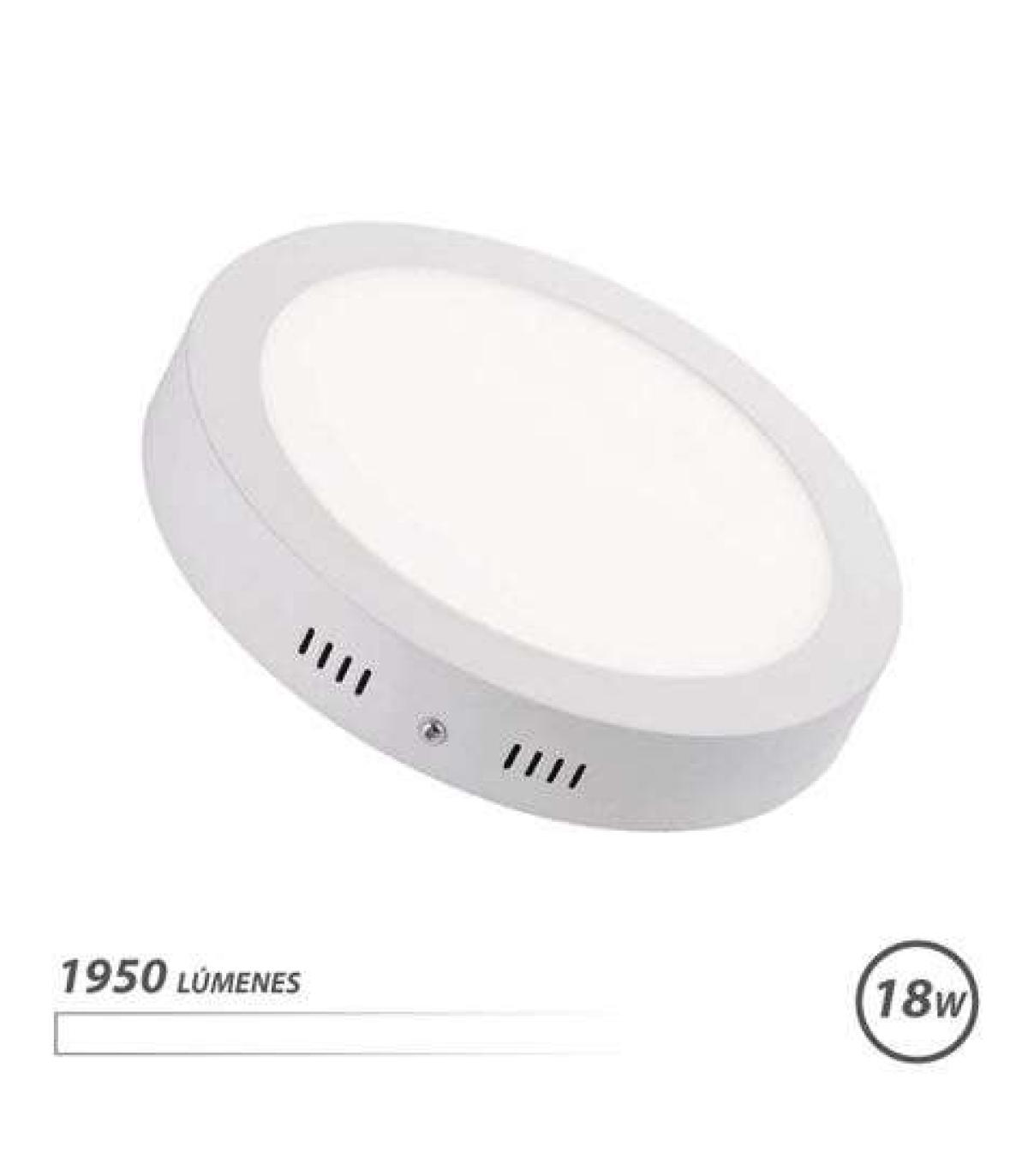 Elbat Downlight Circular Sobre Pared LED - 18W - 1950lm - Luz Blanca