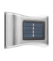 Elbat Aplique Solar LED 150lm - Panel Solar Integrado 2V, 120mAh - Bateria 1.2V, 600mAh - Carcasa Acero Inoxidable