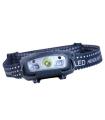 Elbat Linterna LED de Cabeza Frontal LED 220LM - Deteccion Manos - Resistente al Agua - Ligera - Color Negro