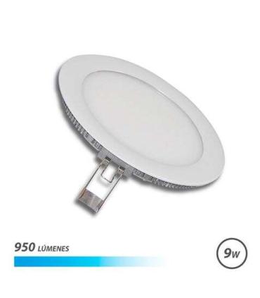 Elbat Downlight Empotrar Ultraplano LED 9W 950LM - Luz Fria - Diseño de Bajo Perfil - Facil Instalacion - Color Blanco