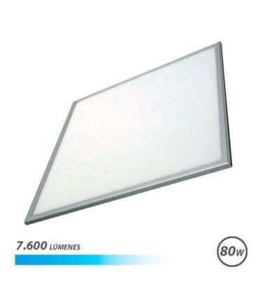 Elbat Panel LED 60x60 80W 7600LM - Luz Fria - Ahorro de Energia - Larga Vida Util - Facil Instalacion - Color Blanco