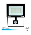 Elbat Foco LED con Sensor de Movimiento - Potencia: 30W - Lumenes: 2900 - Luz Fria 6.500K - Vida Util: 30.000 - 50.000 Horas - A