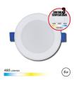 Elbat Downlight Circular 6W - 480Lm - Selector 3 Temperaturas - Color Blanco