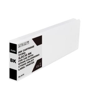 Epson SJIC30P Negro Cartucho de Tinta Pigmentada Generico - Reemplaza C33S020639/SJIC30P(K