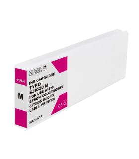 Epson SJIC30P Magenta Cartucho de Tinta Pigmentada Generico - Reemplaza C33S020641/SJIC30P(M