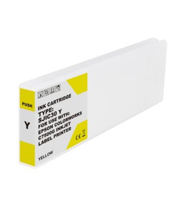 Epson SJIC30P Amarillo Cartucho de Tinta Pigmentada Generico - Reemplaza C33S020642/SJIC30P(Y