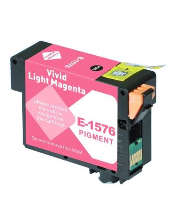 Epson T1576 Magenta Light Cartucho de Tinta Pigmentada Generico - Reemplaza C13T15764010