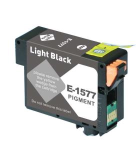 Epson T1577 Negro Light Cartucho de Tinta Pigmentada Generico - Reemplaza C13T15774010