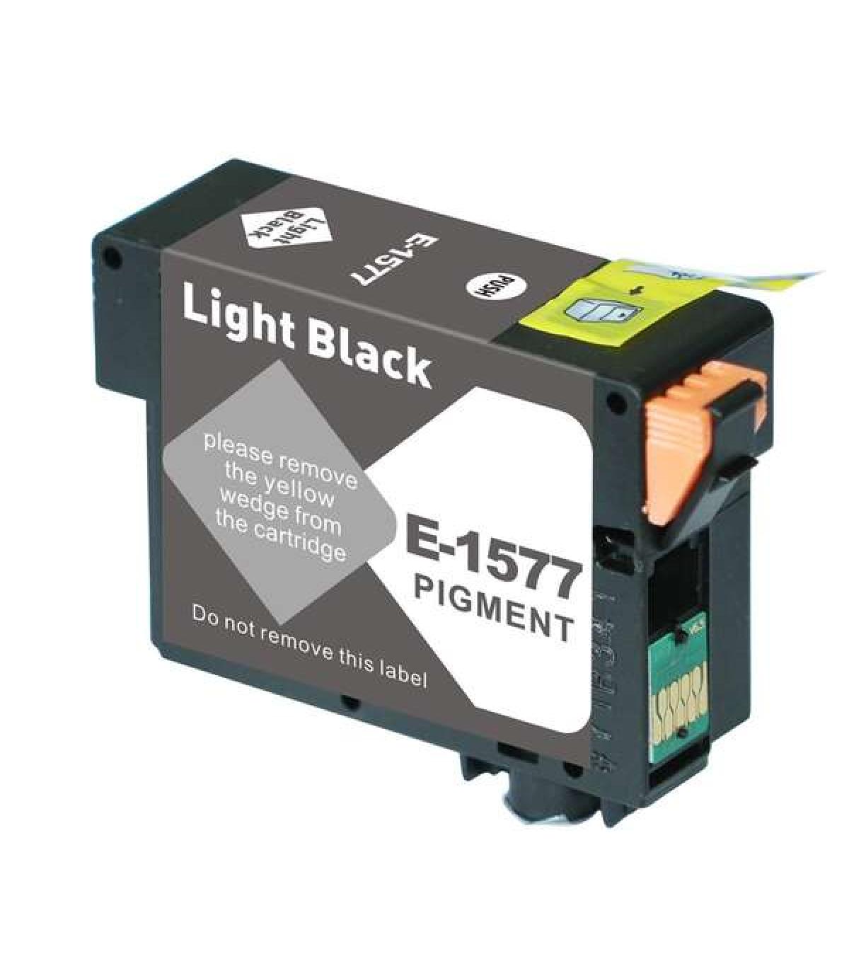 Epson T1577 Negro Light Cartucho de Tinta Pigmentada Generico - Reemplaza C13T15774010