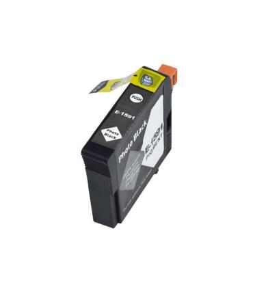 Epson T1591 Negro Photo Cartucho de Tinta Pigmentada Generico - Reemplaza C13T15914010