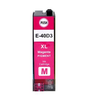 Epson T40D3 Magenta Cartucho de Tinta Pigmentada Generico - Reemplaza C13T40D340/C13T40C340