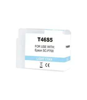 Epson T46S5 Cyan Light Cartucho de Tinta Pigmentada Generico - Reemplaza C13T46S500