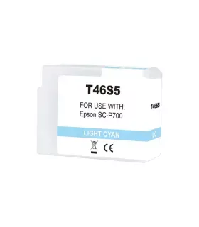 Epson T46S5 Cyan Light Cartucho de Tinta Pigmentada Generico - Reemplaza C13T46S500