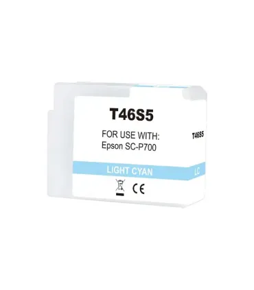 Epson T46S5 Cyan Light Cartucho de Tinta Pigmentada Generico - Reemplaza C13T46S500