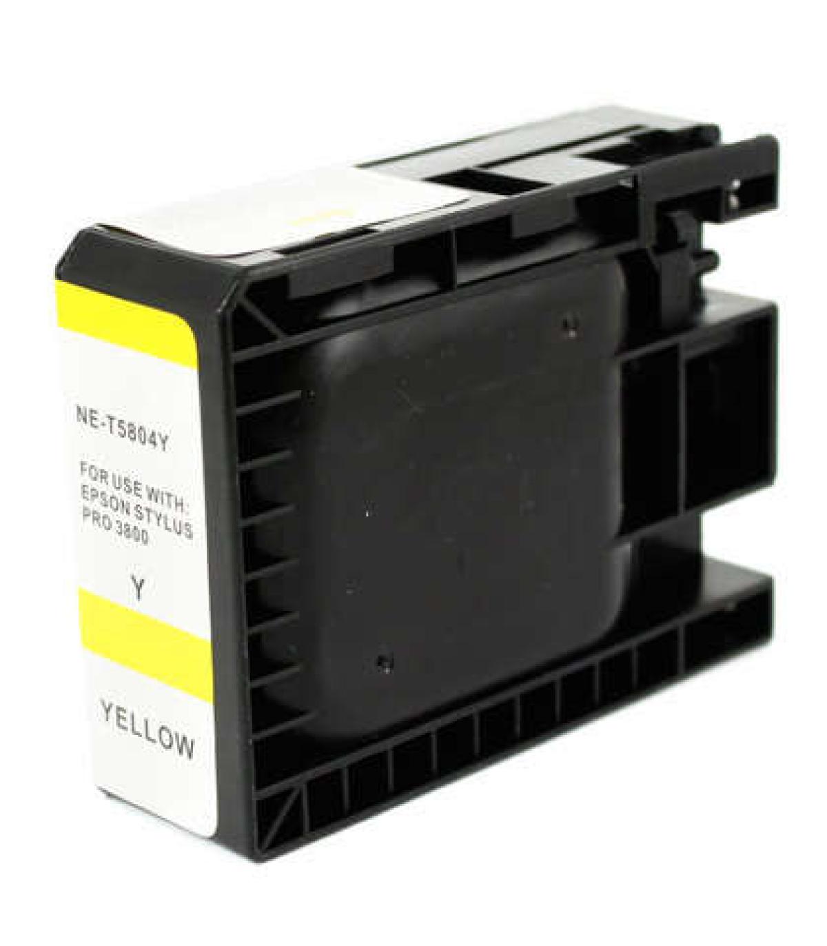 Epson T5804 Amarillo Cartucho de Tinta Pigmentada Generico - Reemplaza C13T580400
