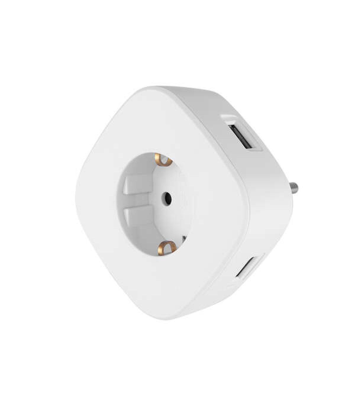 Orbegozo EN 1500 Enchufe 4 en 1 - Carga Multiples Dispositivos Simultaneamente - Compacto y Versatil - Ideal para Viajes y Despl