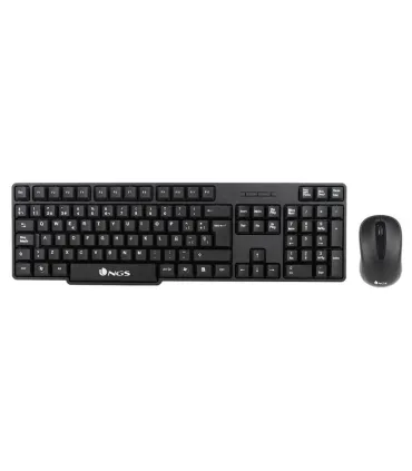 NGS Euphoria Kit Pack Teclado Inalambrico USB Portugues + Raton Inalambrico USB 1200dpi 3 Botones - Uso Ambidiestro